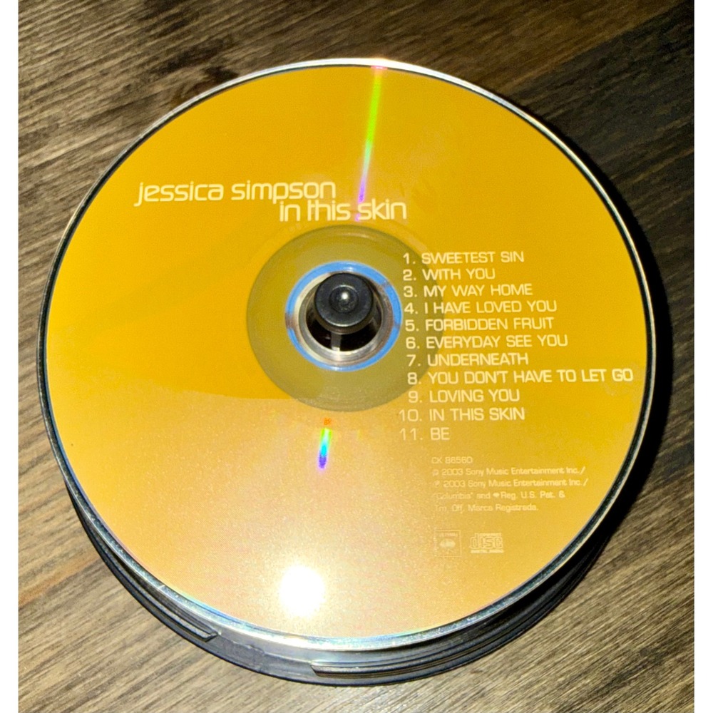 Jessica Simpson In This Skin CD Album Good 2003 Pop Music *DISC ONLY*
